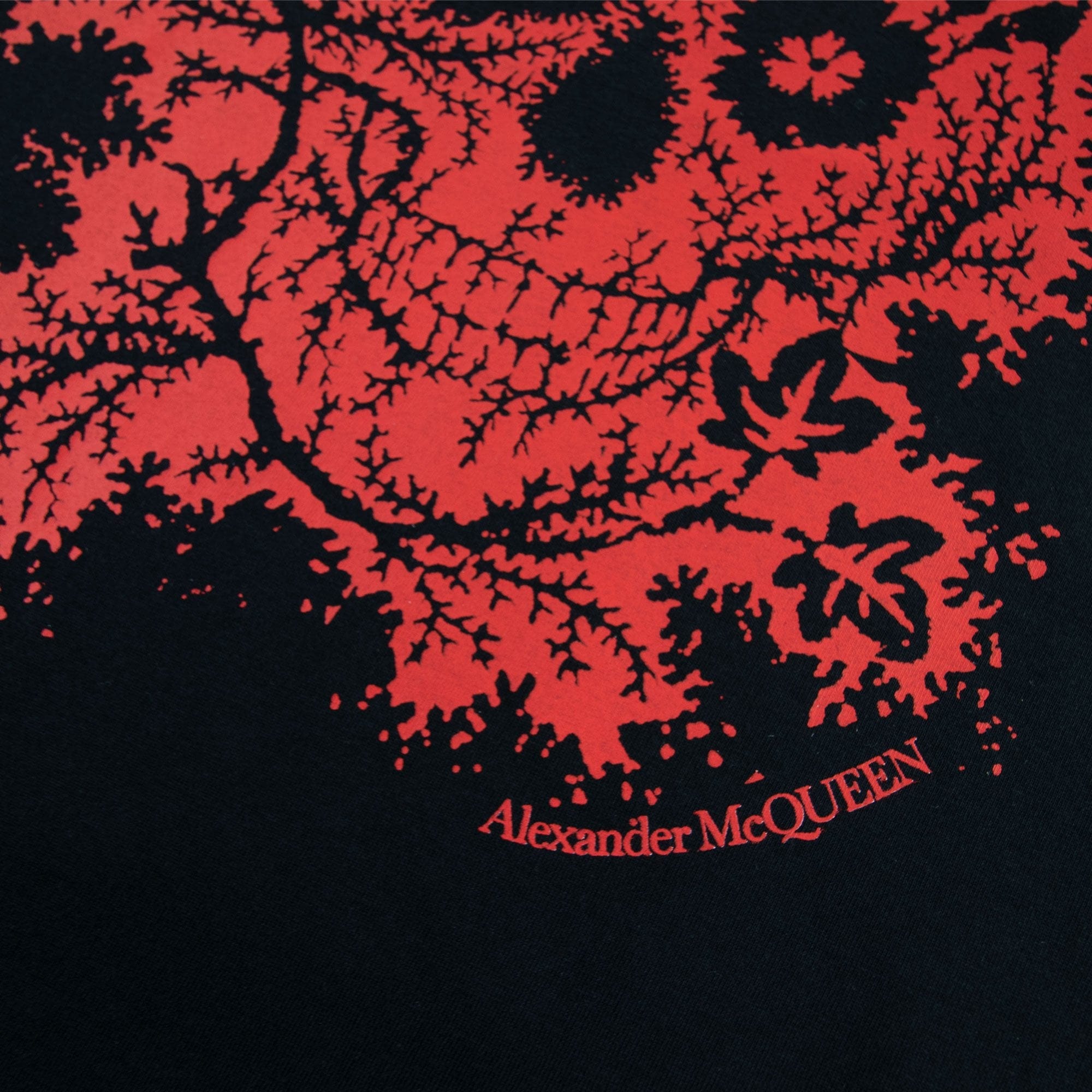 Alexander McQueen Ivy Skull T-shirt Black
