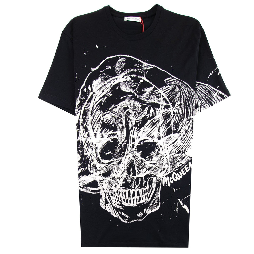 Alexander McQueen Skull Print T-shirt Black
