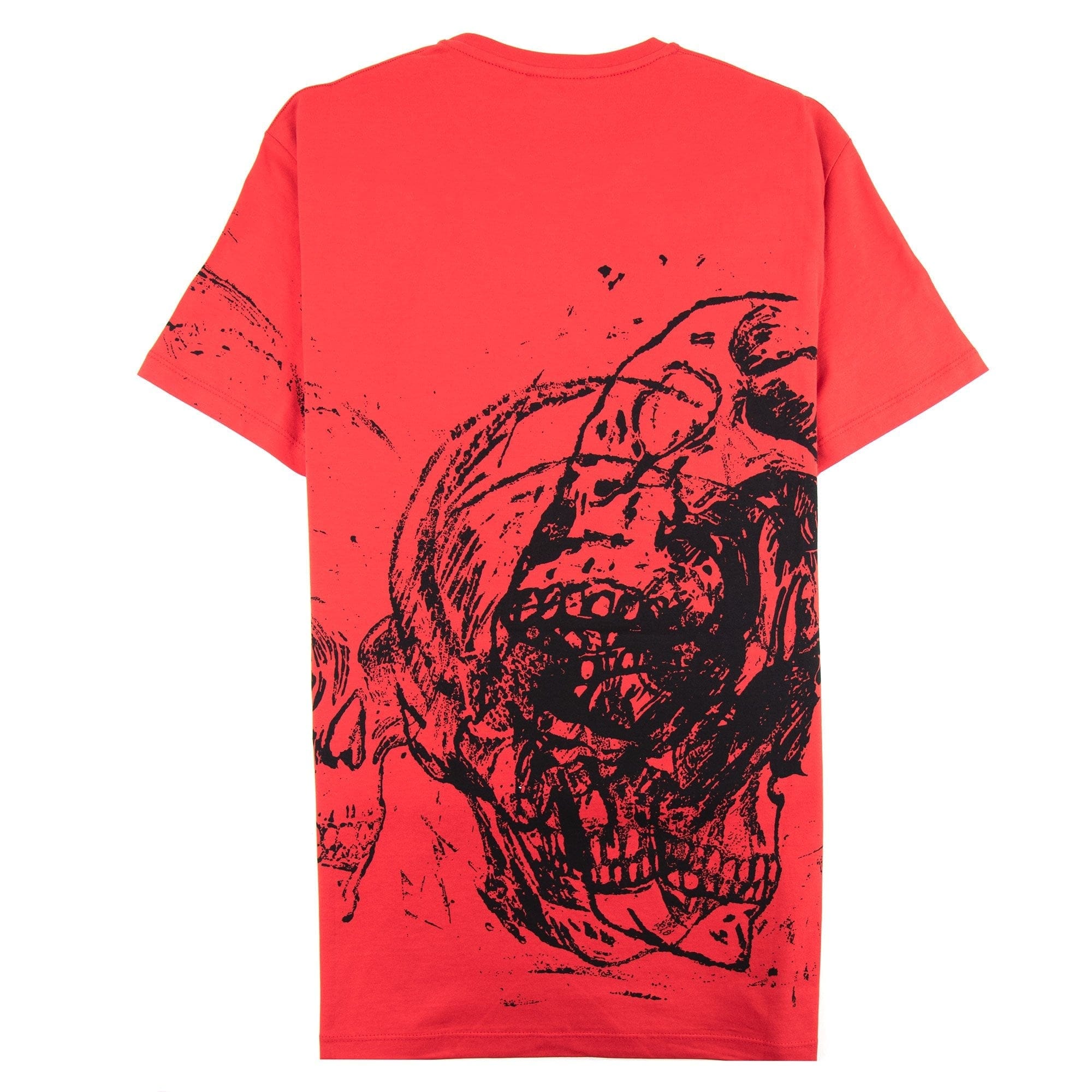 Alexander McQueen Skull Print T-shirt Red