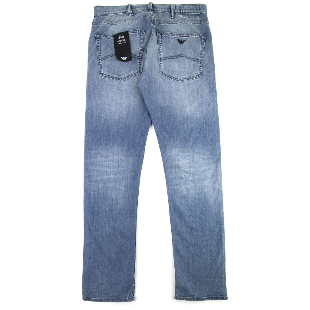 Emporio Armani J45 Lightwash Jeans 0943 Denim Blue