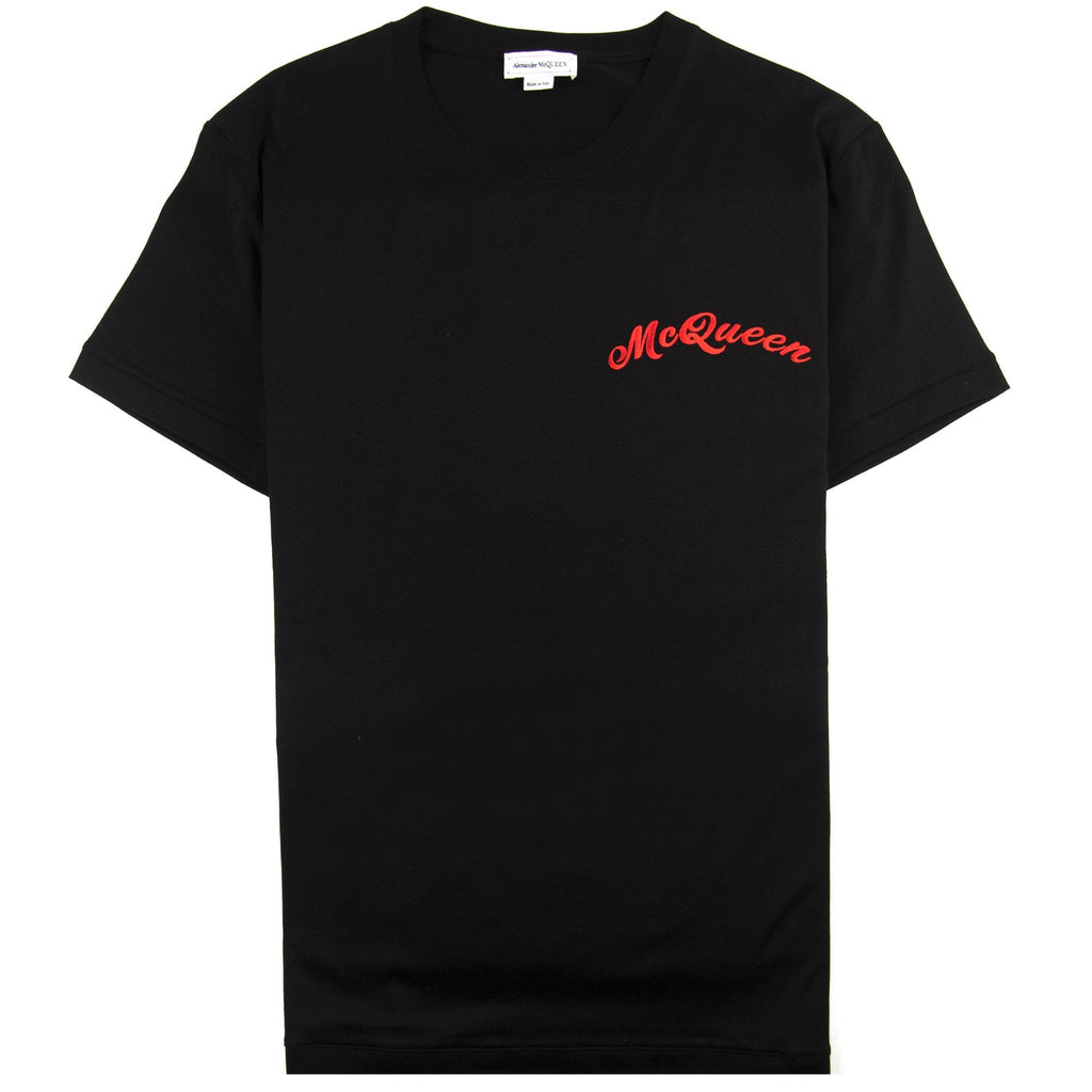 Alexander McQueen Embroidery T-shirt Black