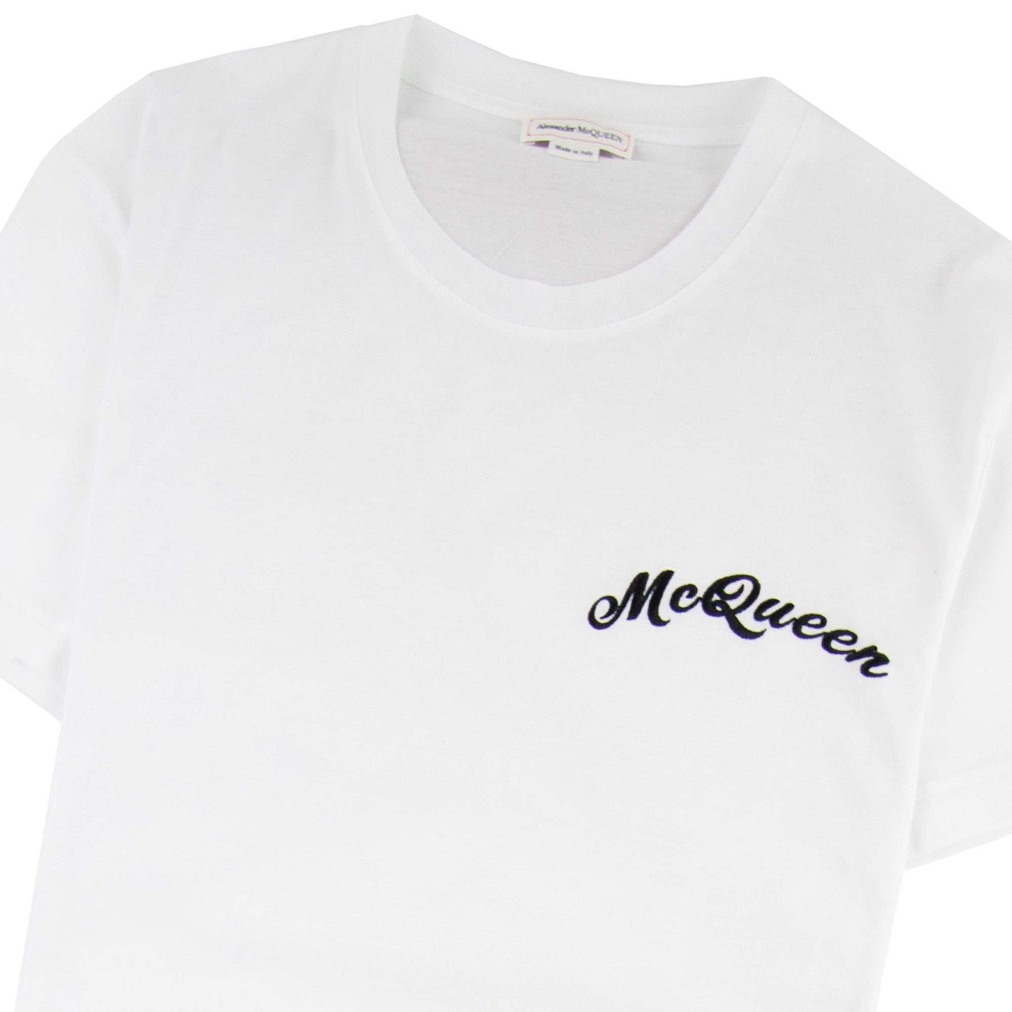 Alexander McQueen Embroidery T-shirt White