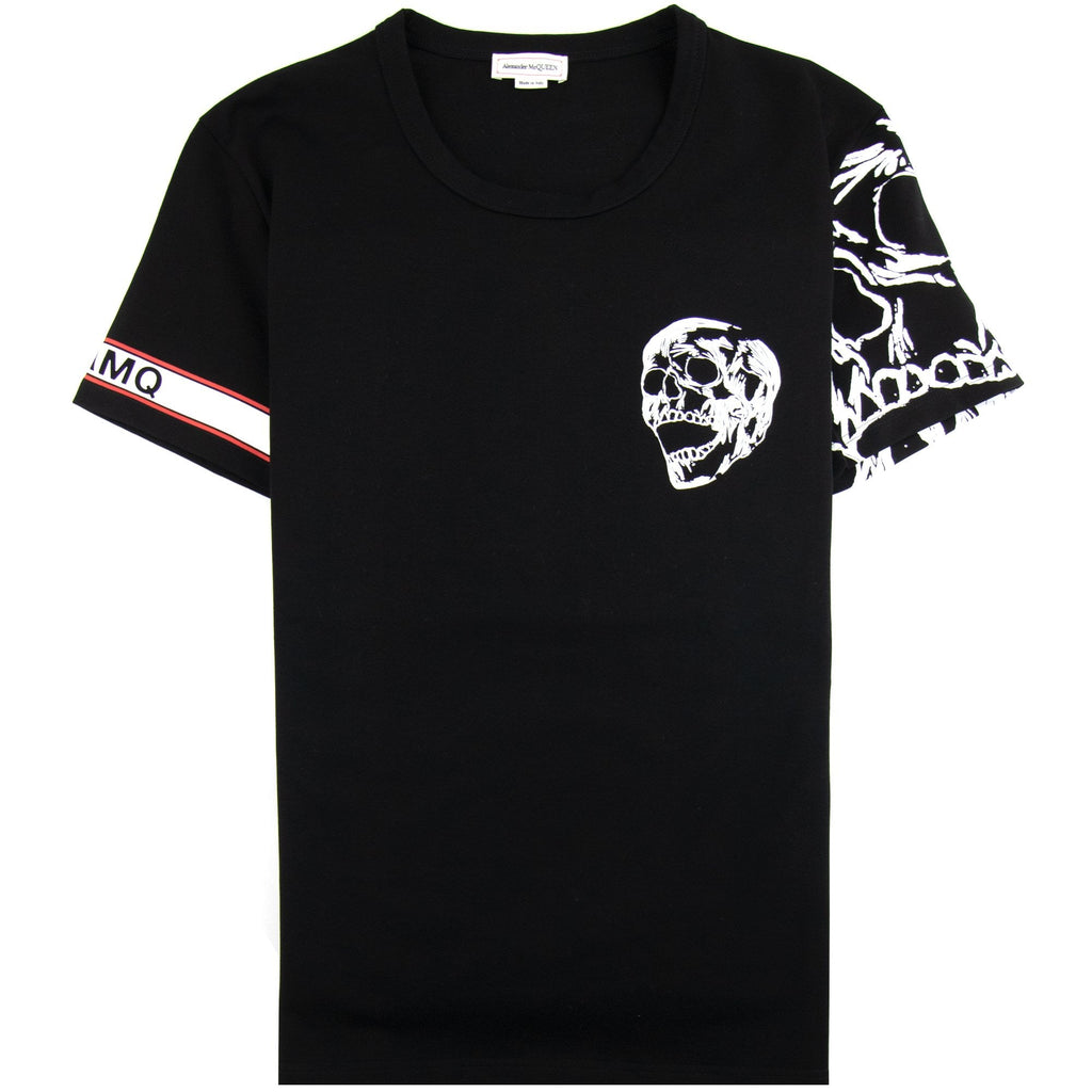 Alexander McQueen Biker Graphic T-shirt Black