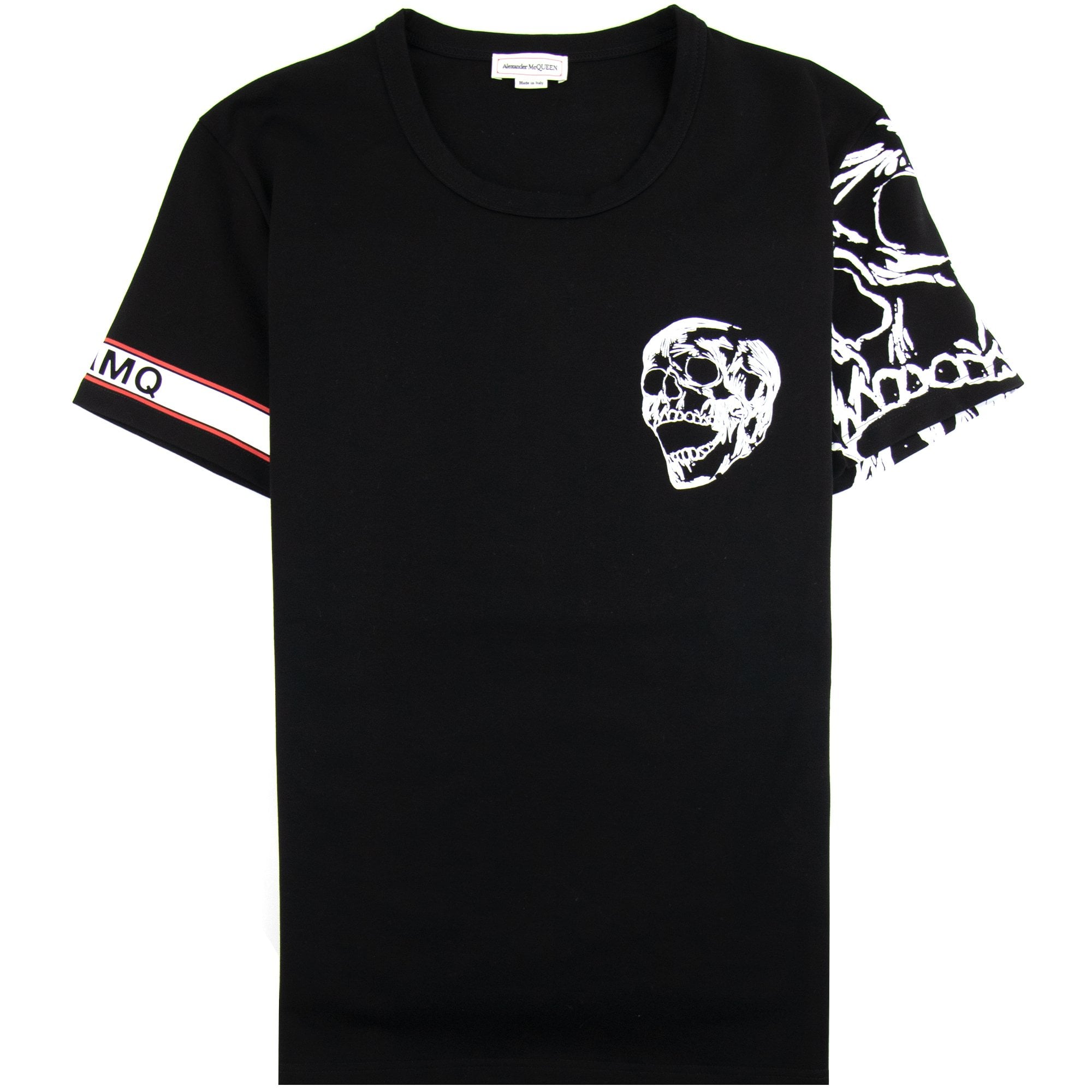 Alexander McQueen Biker Graphic T-shirt Black