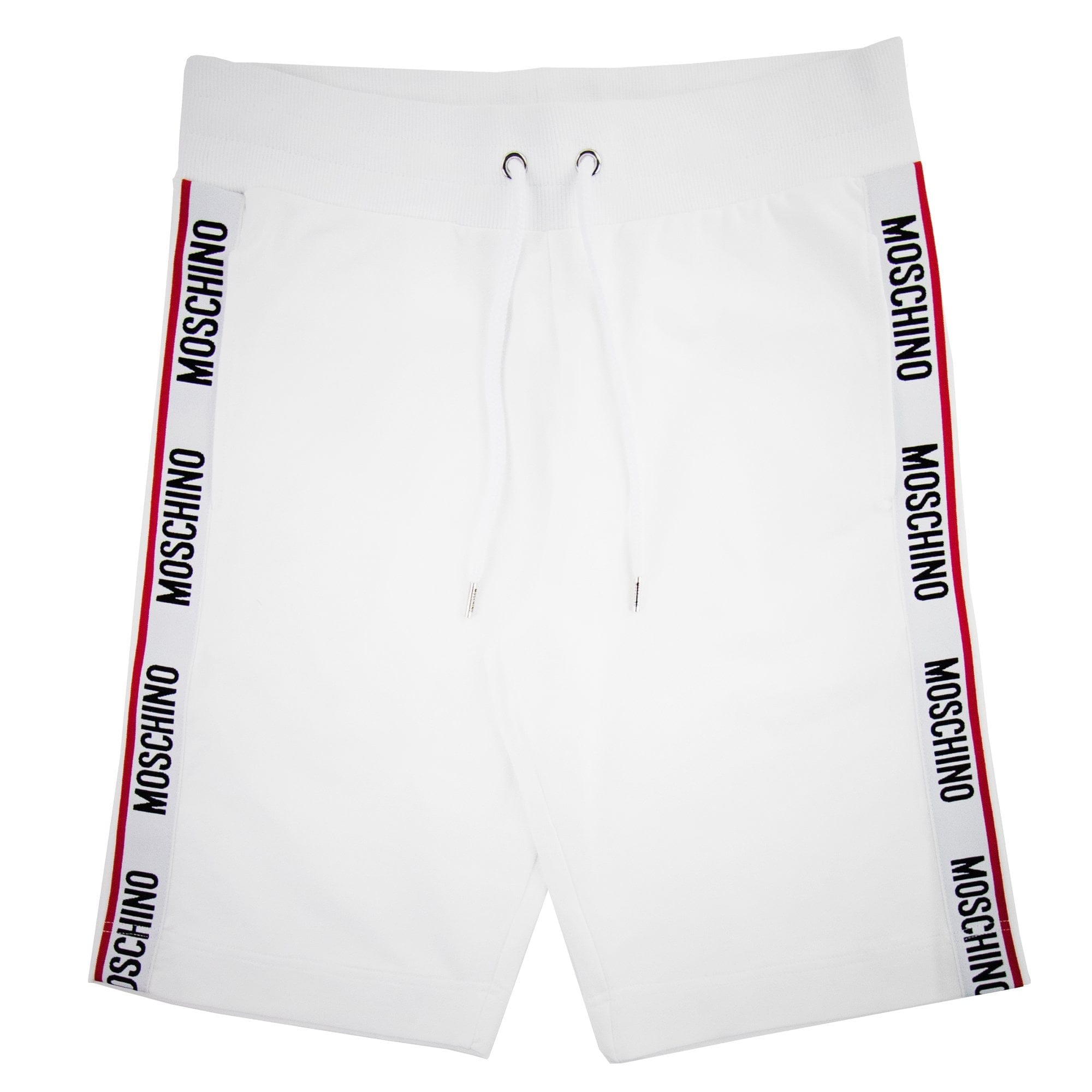 Moschino Underwear Logo Tape Shorts White 001
