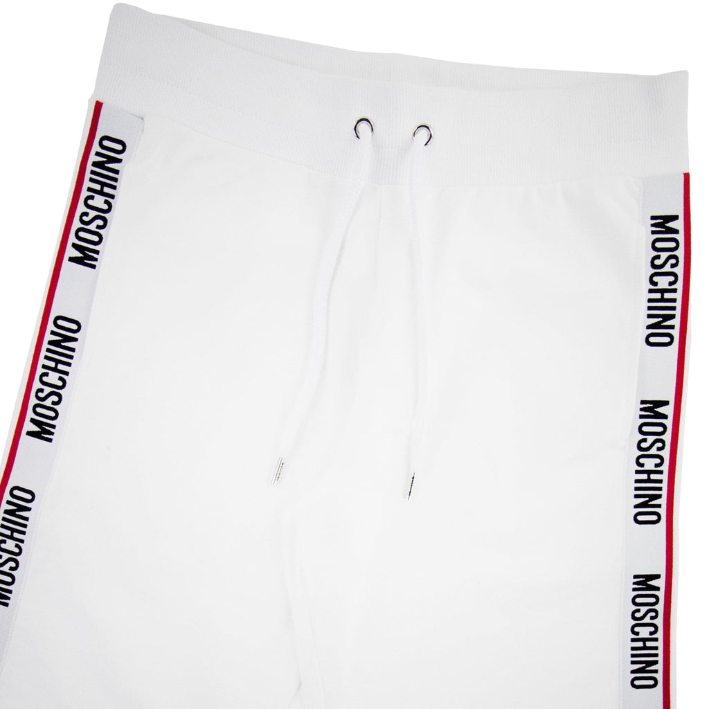 Moschino Underwear Logo Tape Shorts White 001