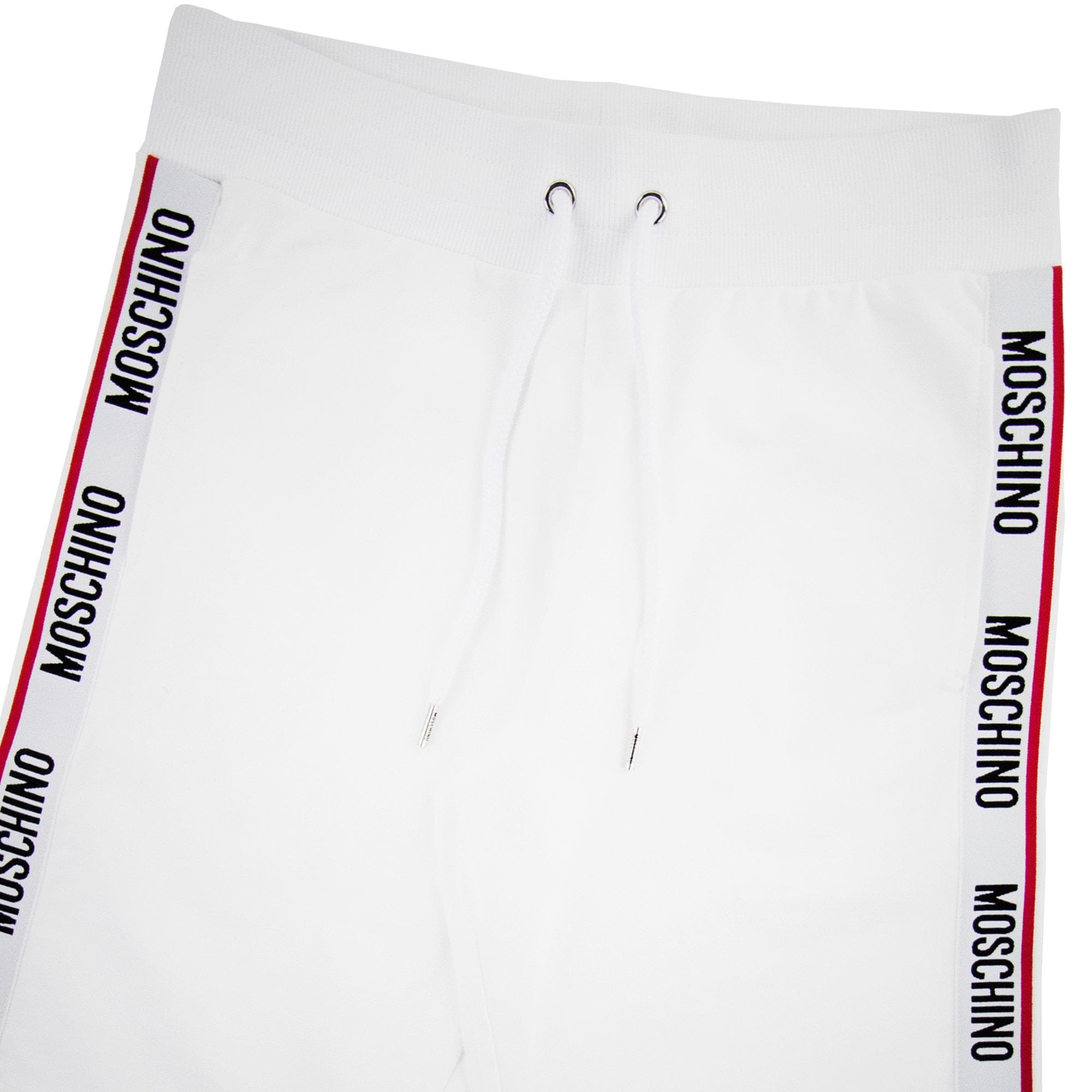 Moschino Underwear Logo Tape Shorts White 001