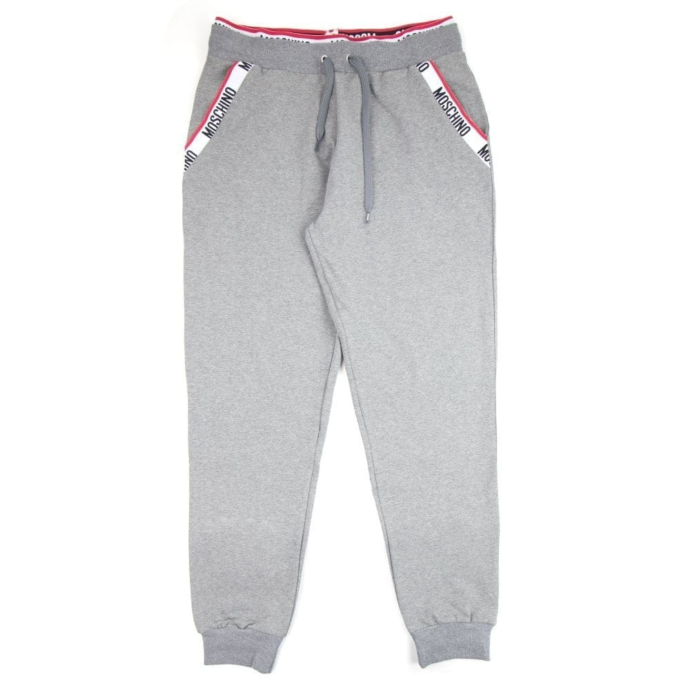 Moschino Underwear Logo Tape Jogging Bottoms Grey 0489