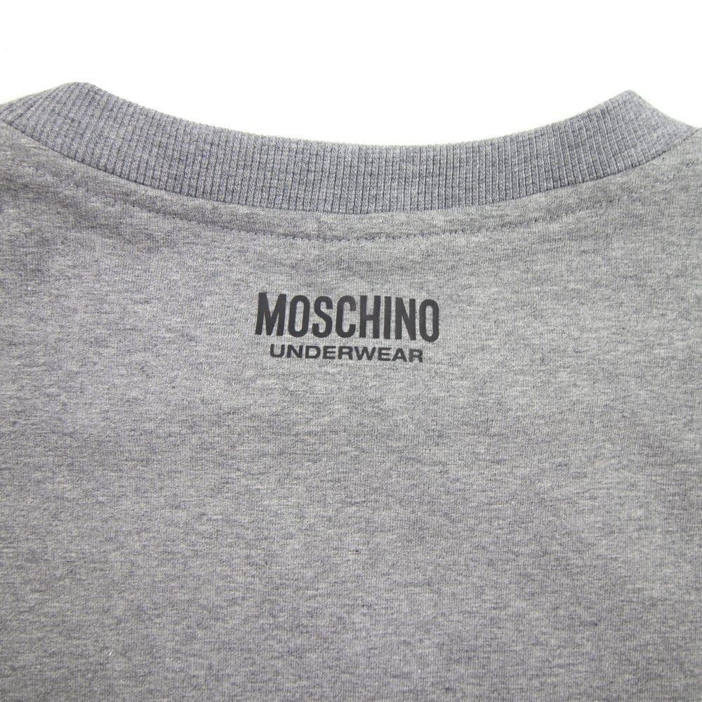 Moschino Underwear Tape Logo T-shirt Grey 0489