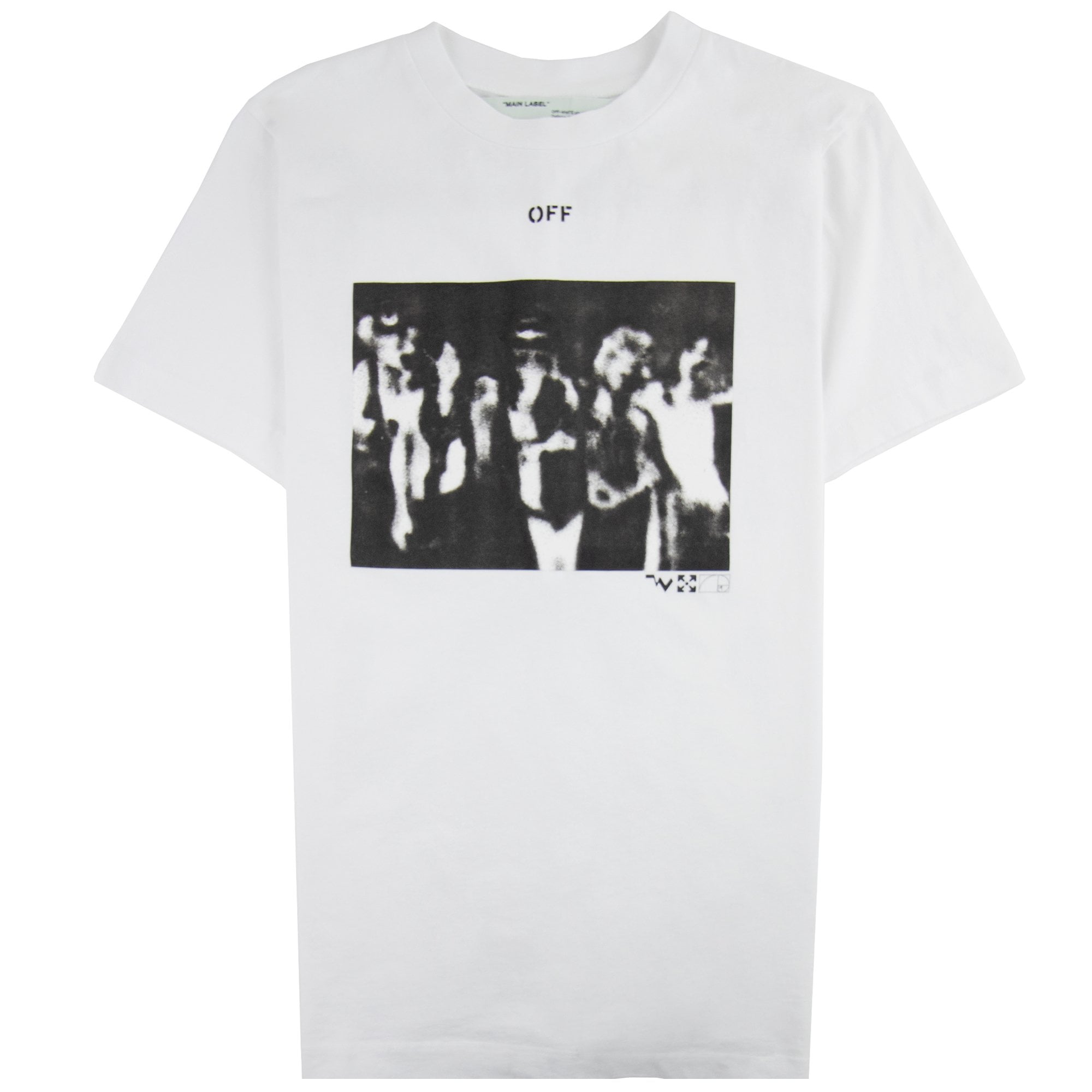 Off White Spray Paint S/S T-shirt White
