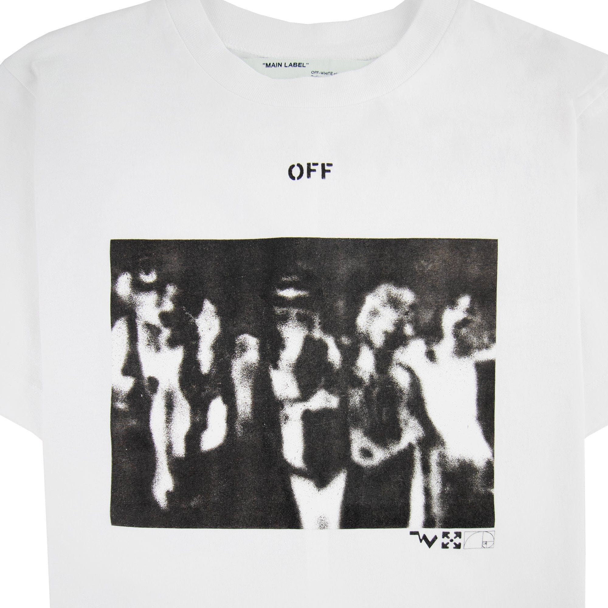 Off White Spray Paint S/S T-shirt White