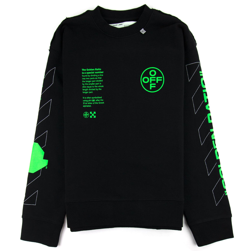 Off White Arch Shapes Crewneck Sweatshirt Black