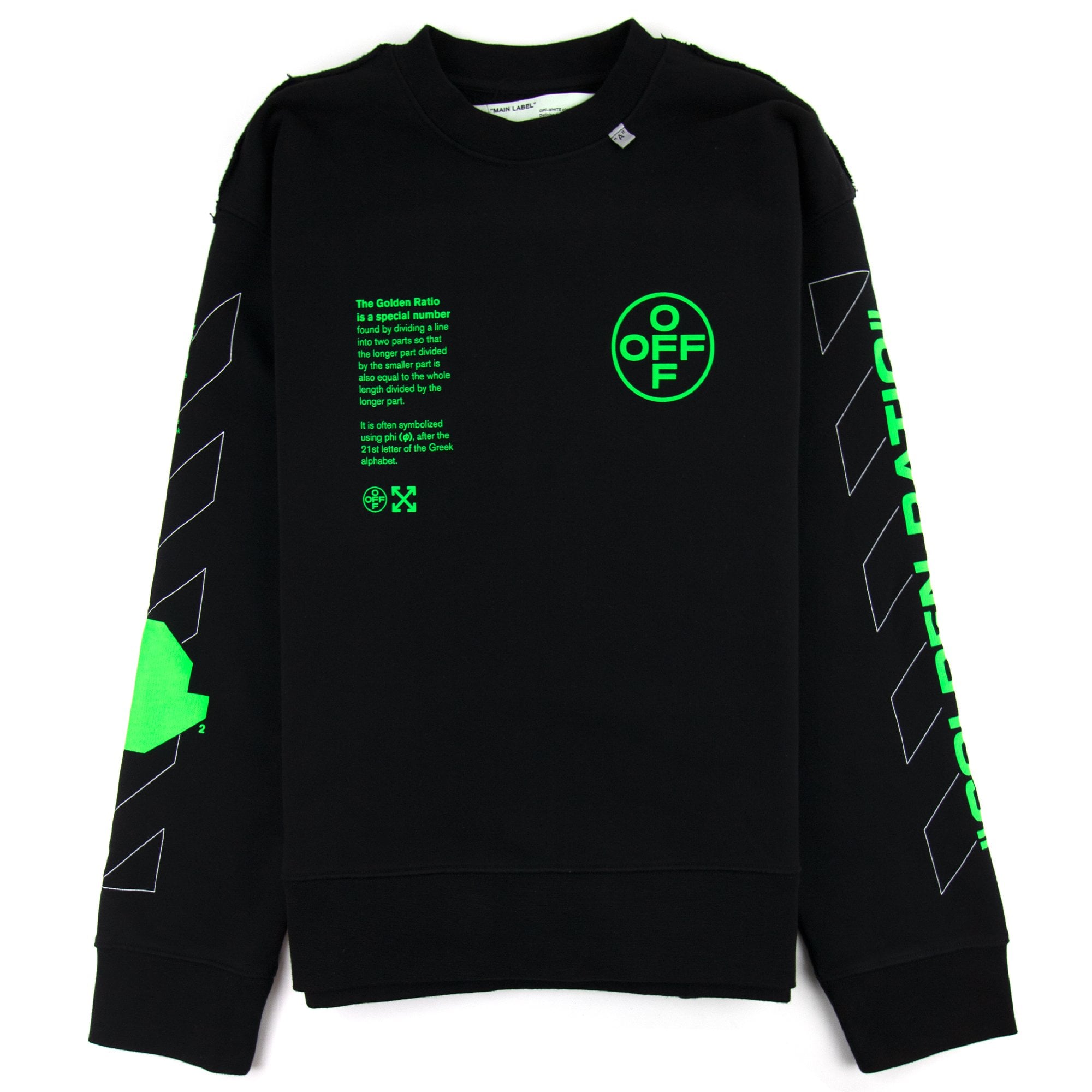 Off White Arch Shapes Crewneck Sweatshirt Black