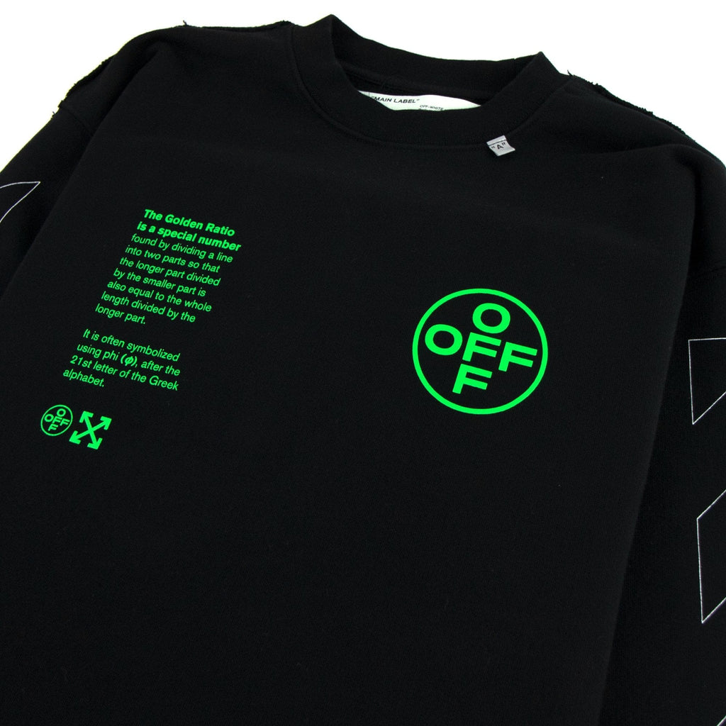 Off White Arch Shapes Crewneck Sweatshirt Black