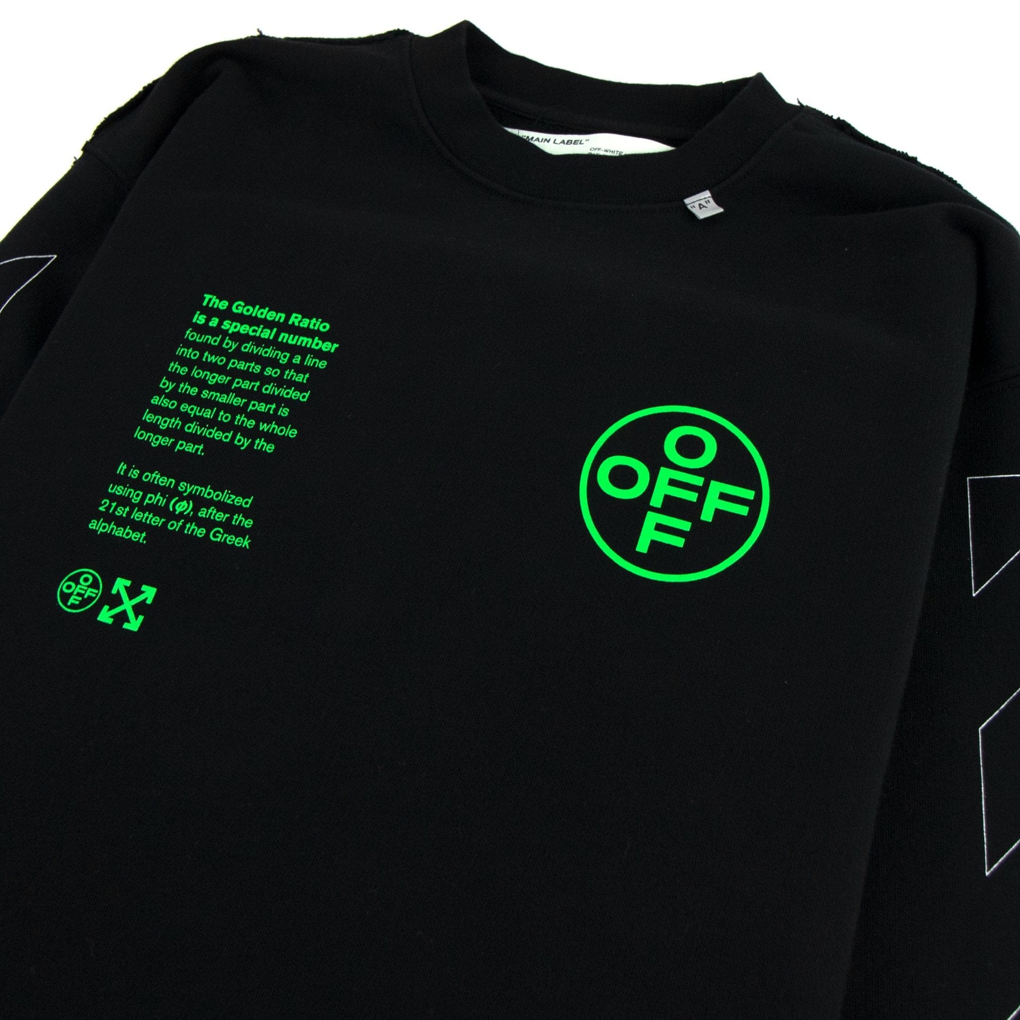 Off White Arch Shapes Crewneck Sweatshirt Black