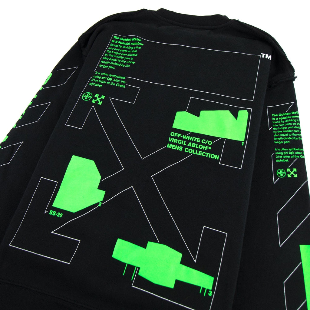 Off White Arch Shapes Crewneck Sweatshirt Black