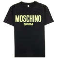 Moschino Swim Logo Print T Shirt Black 5026