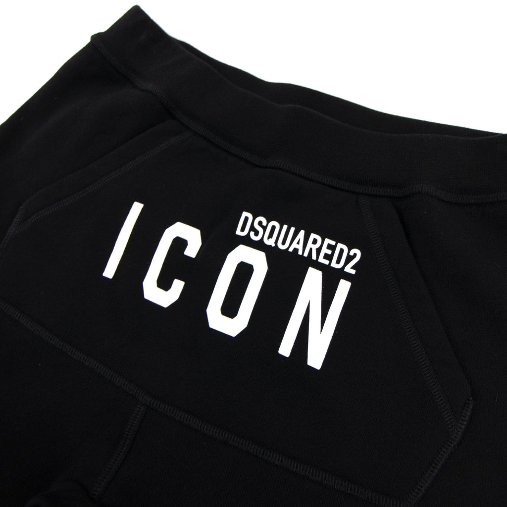 Dsquared2 Icon Sweatpants With Kangaroo Pocket Black