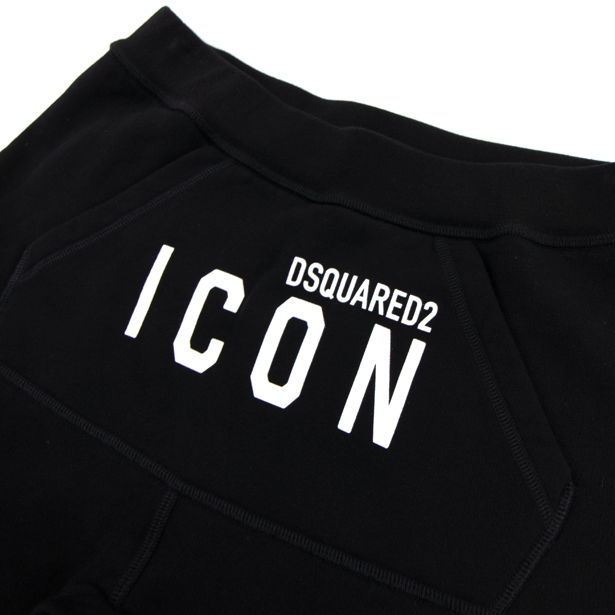 Dsquared2 Icon Sweatpants With Kangaroo Pocket Black