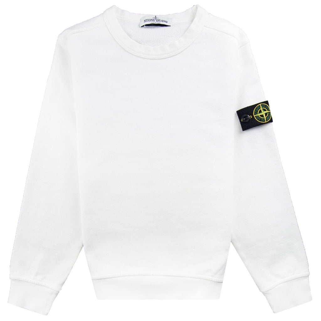 Stone Island Junior 61040 Sweatshirt White