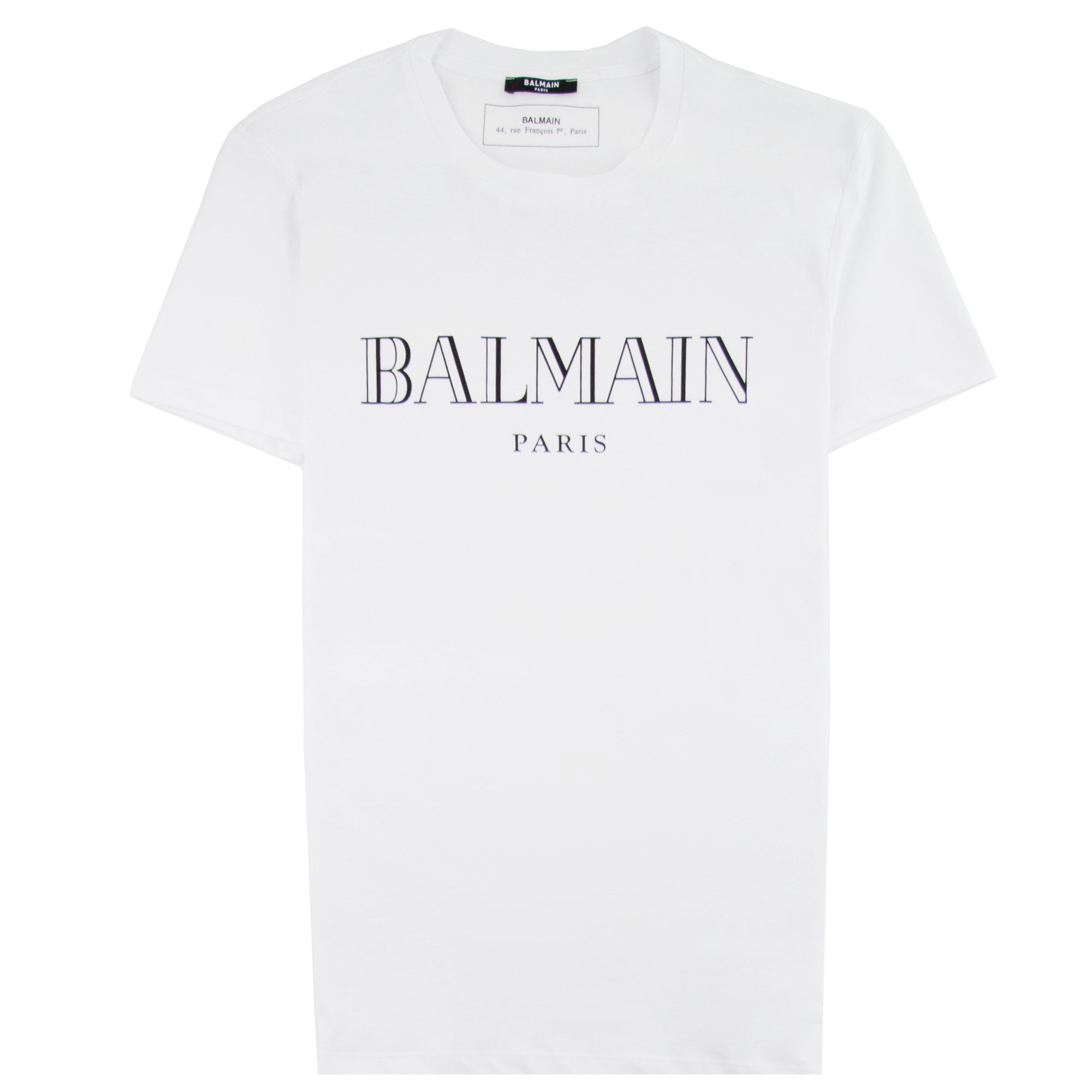 Balmain Logo Cotton T-shirt White