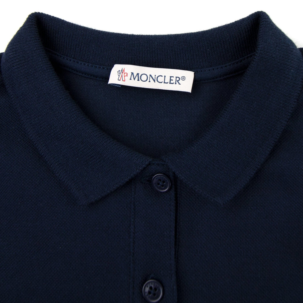 Moncler Junior Abito Maniche Dress Navy