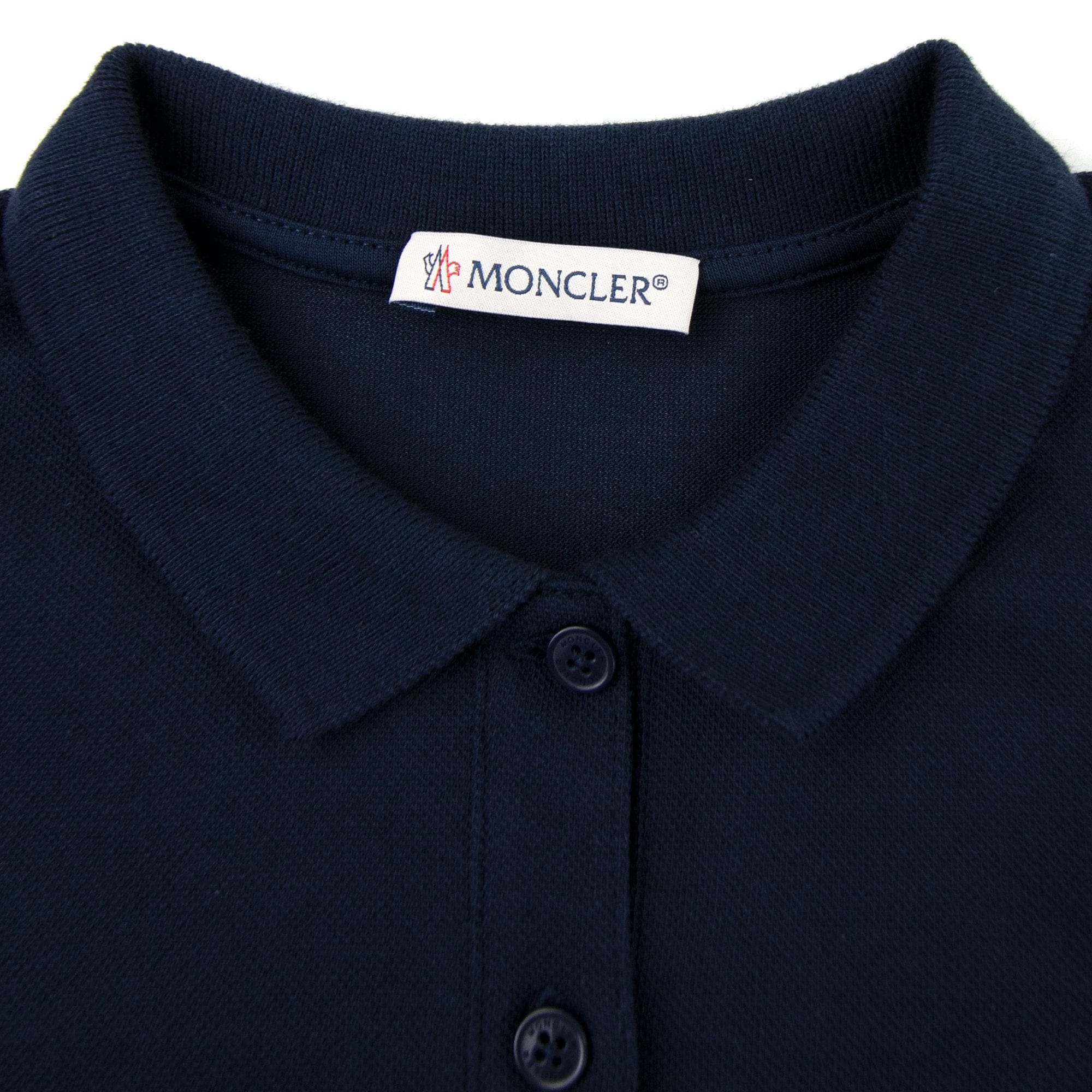 Moncler Junior Abito Maniche Dress Navy