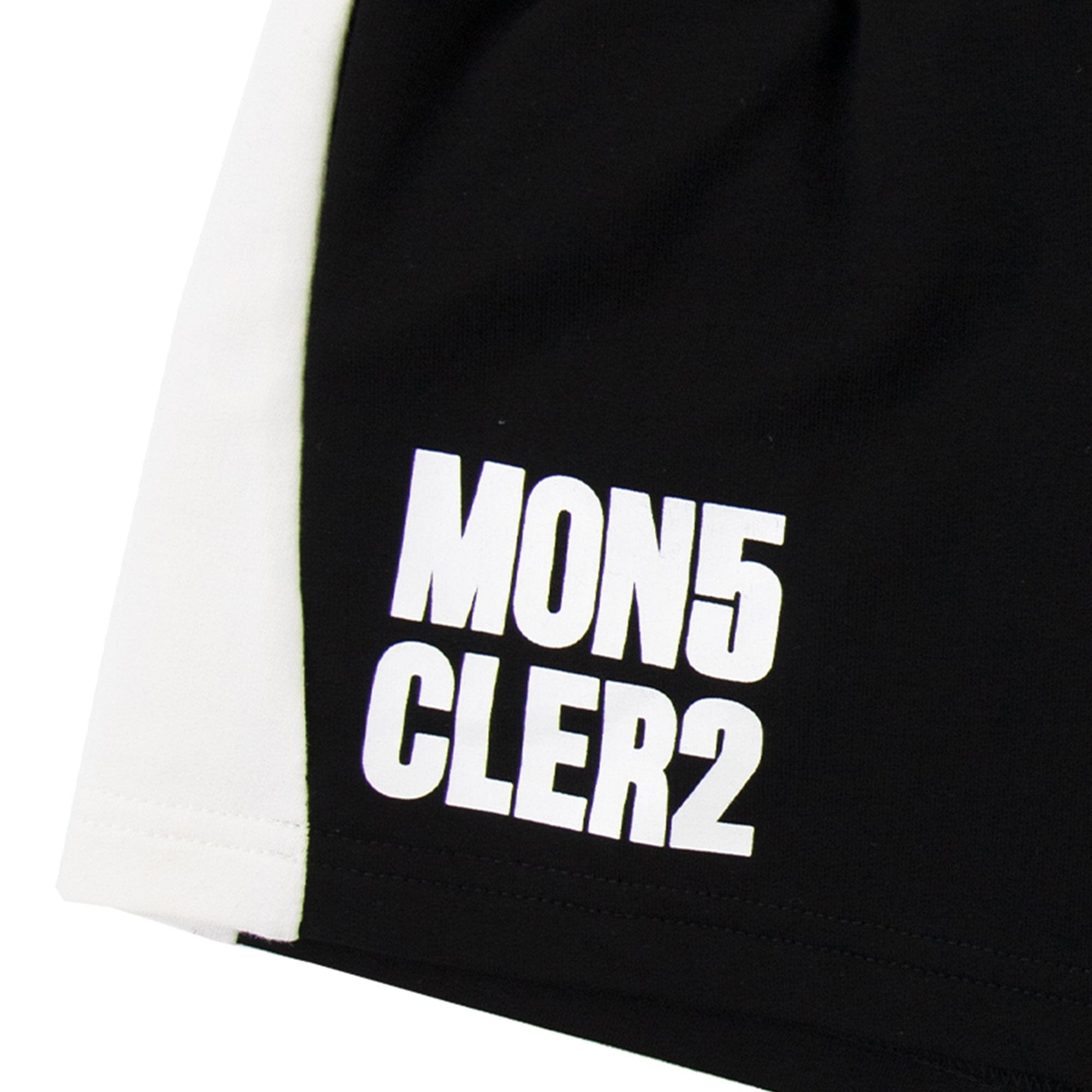 Moncler Junior Logo Shorts Black
