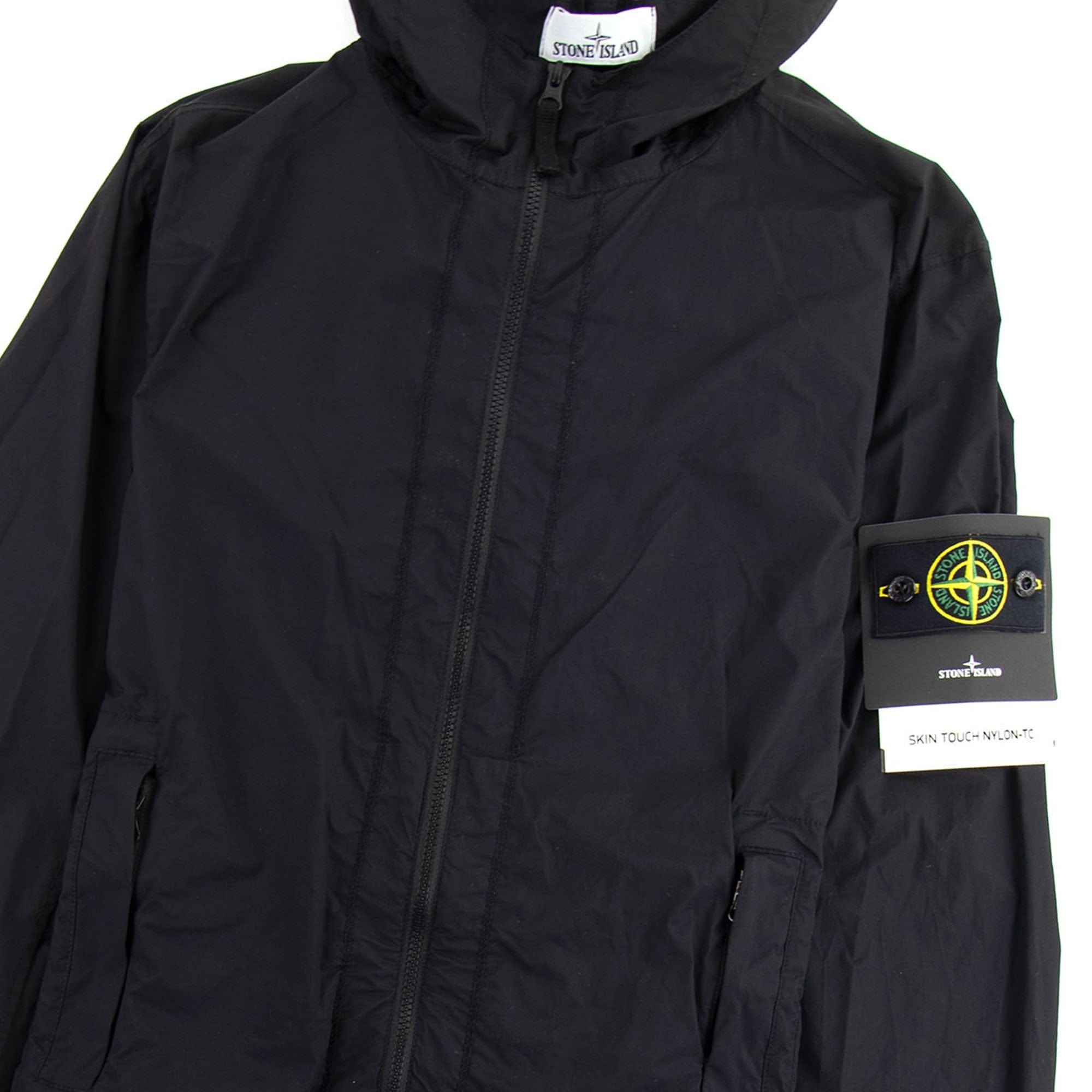 Stone Island Skin Touch Nylon-Tc Packable Jacket Black V0029