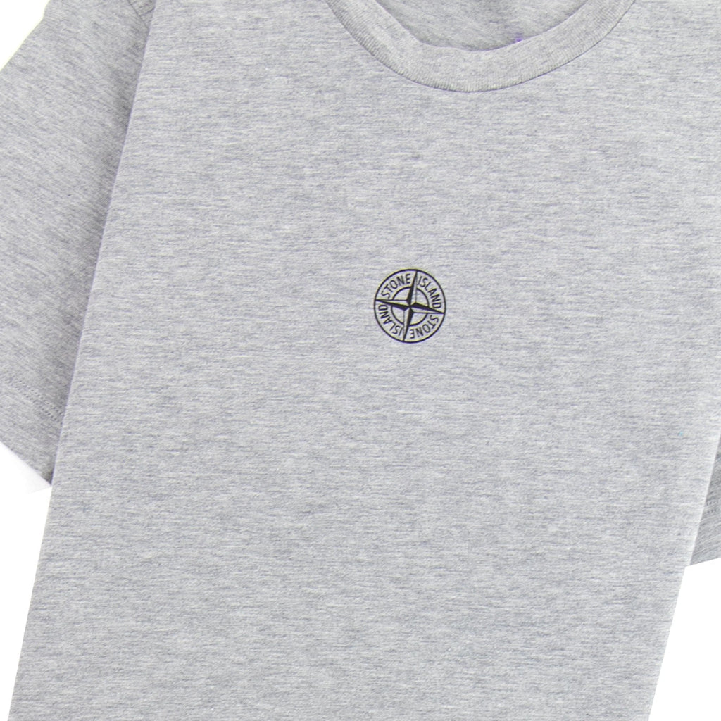 Stone Island Junior 21054 Digital Landscape T-shirt Grey V0M64