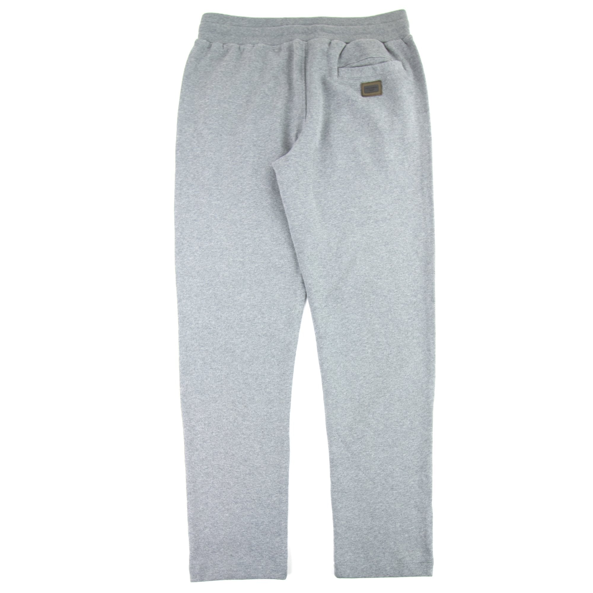 Dolce &amp; Gabbana Metal Logo Straight Cuff Pants Grey S8291