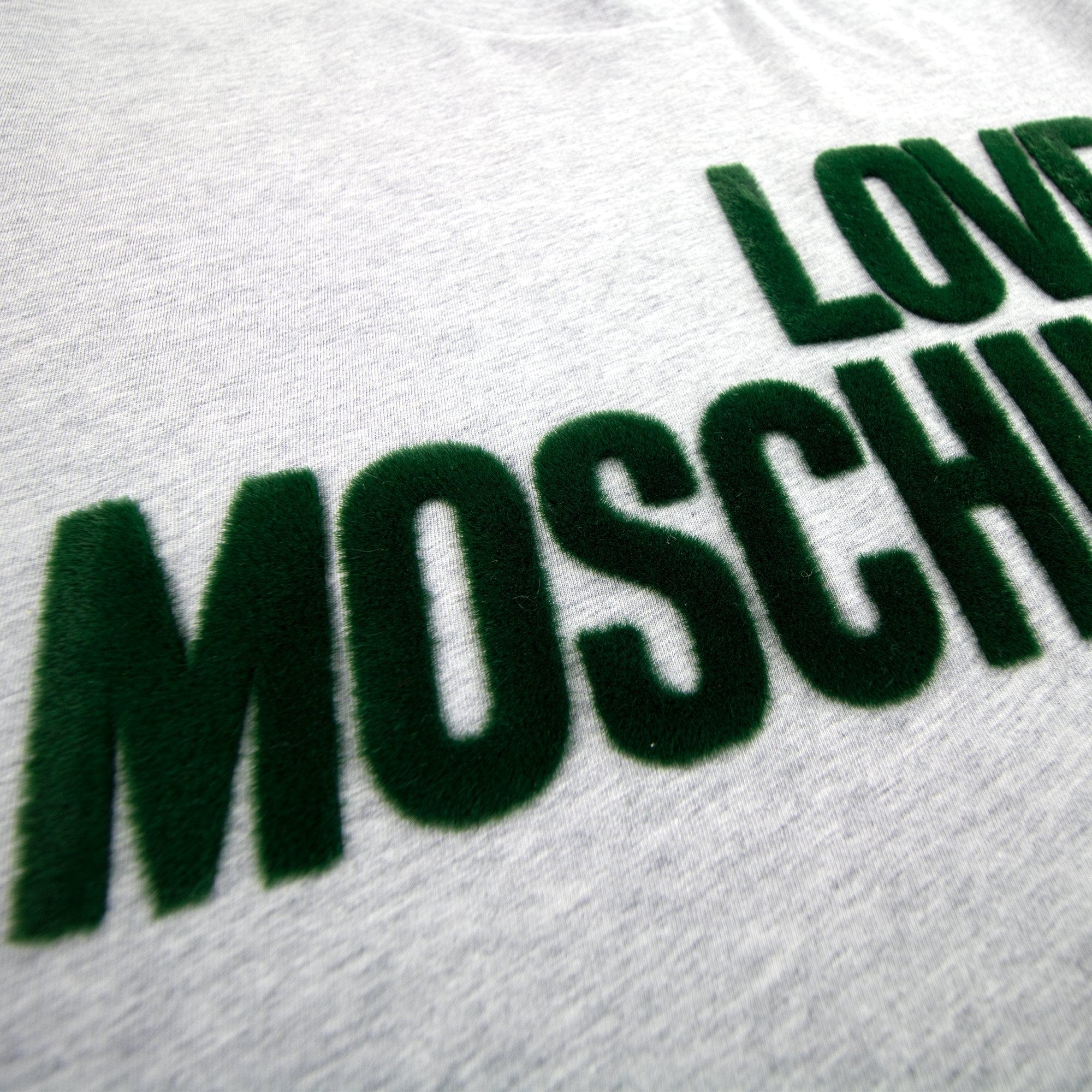 Love Moschino Logo T-shirt Grey 0489
