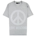 Love Moschino Peace T-shirt Grey/silver