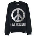 Love Moschino Peace Logo Sweatshirt Black