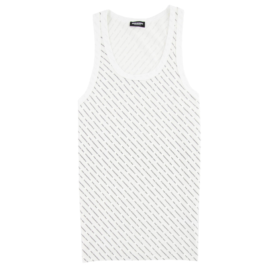 Dsquared2 Mini Logo Tank Top White