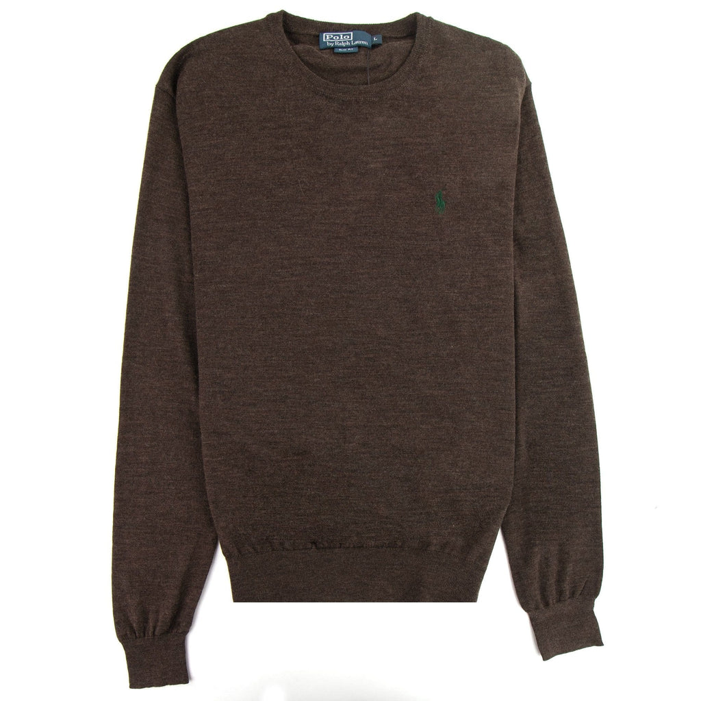 Polo Ralph Lauren Merino Wool Knitted Sweater Brown