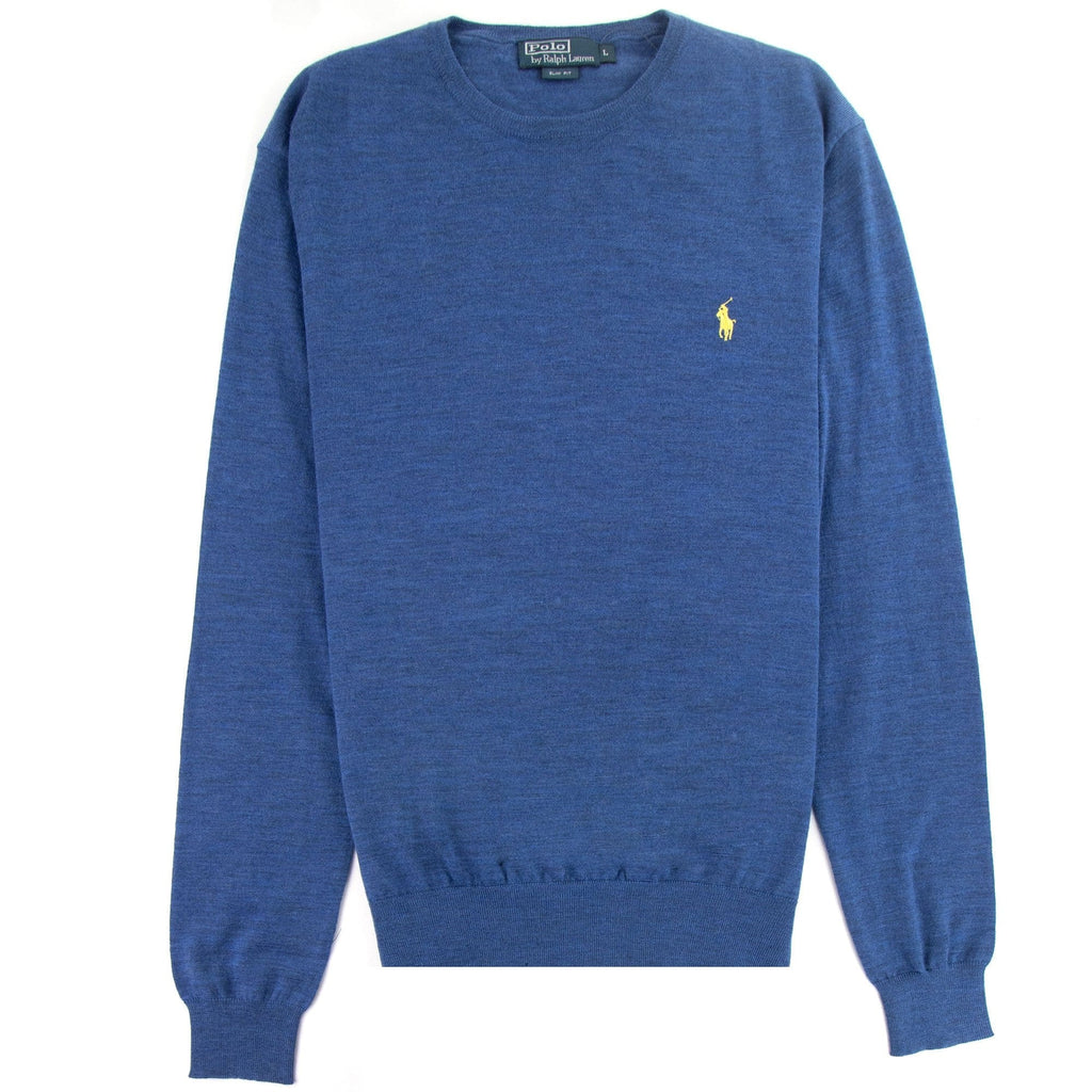 Polo Ralph Lauren Merino Wool Knitted Sweater Sky Blue