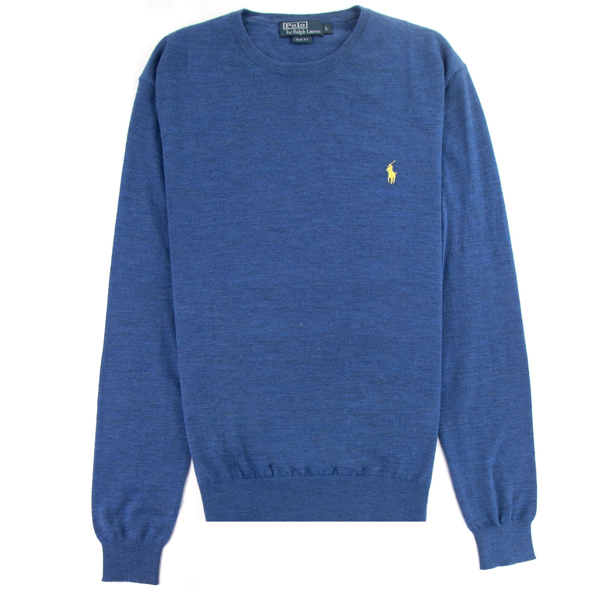 Polo Ralph Lauren Merino Wool Knitted Sweater Sky Blue