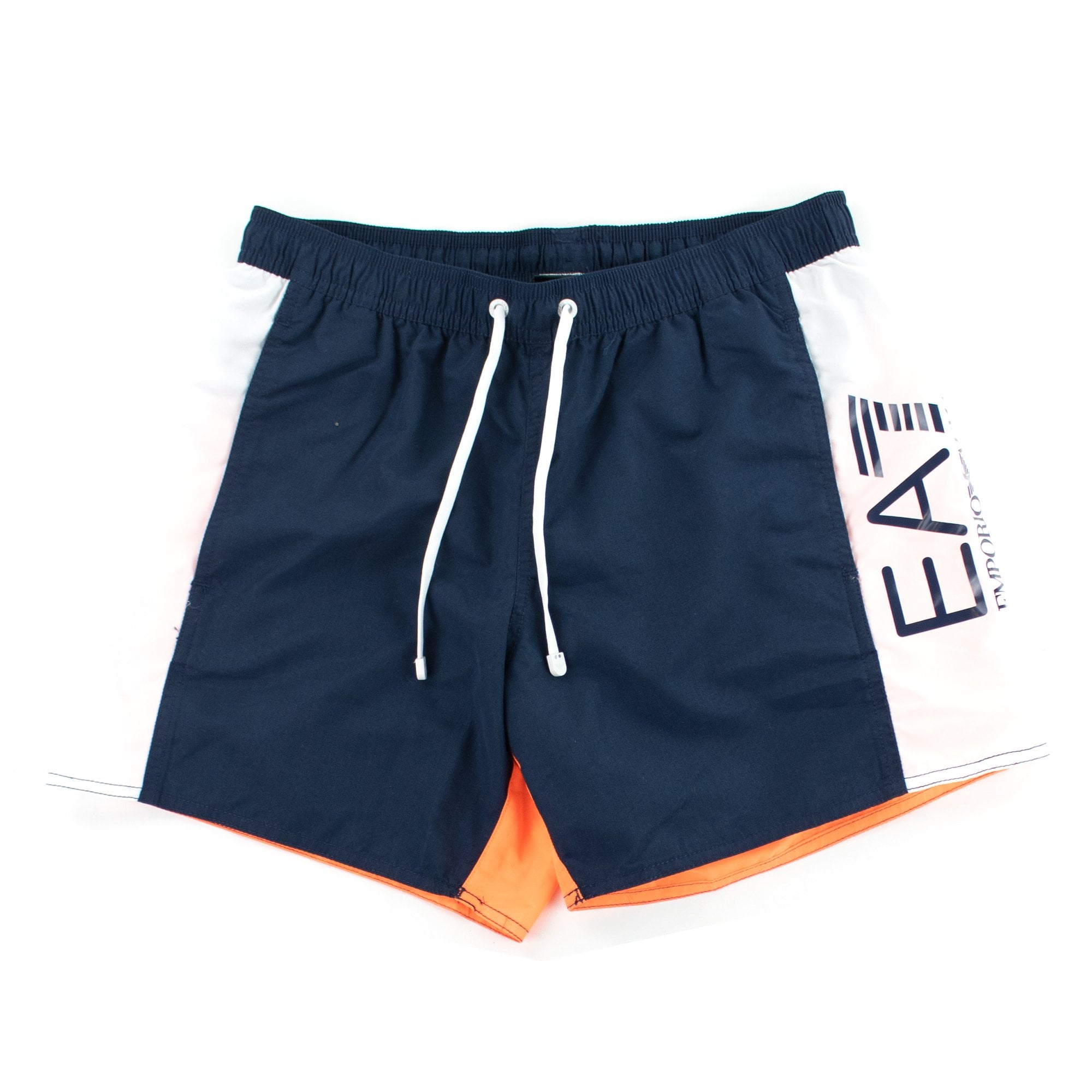 Ea7 Side Logo Shorts Navy