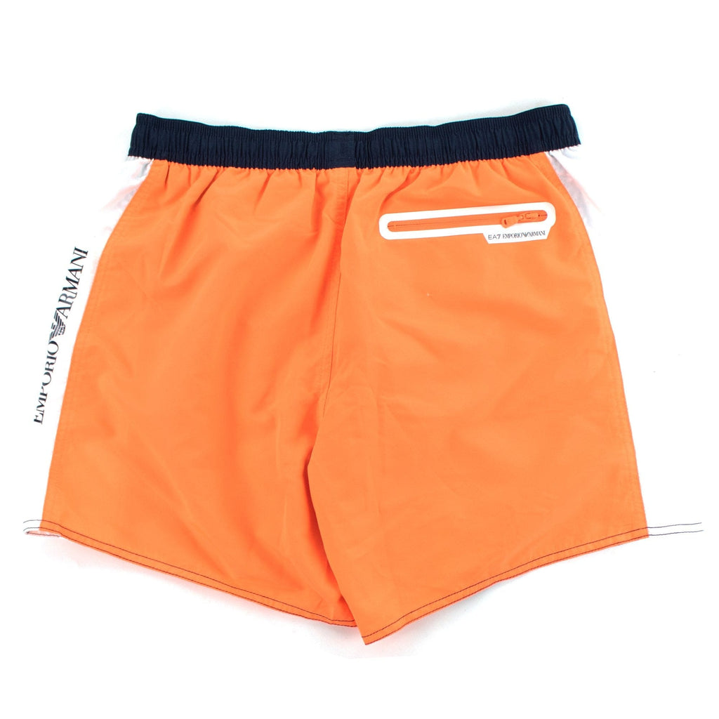 Ea7 Side Logo Shorts Navy