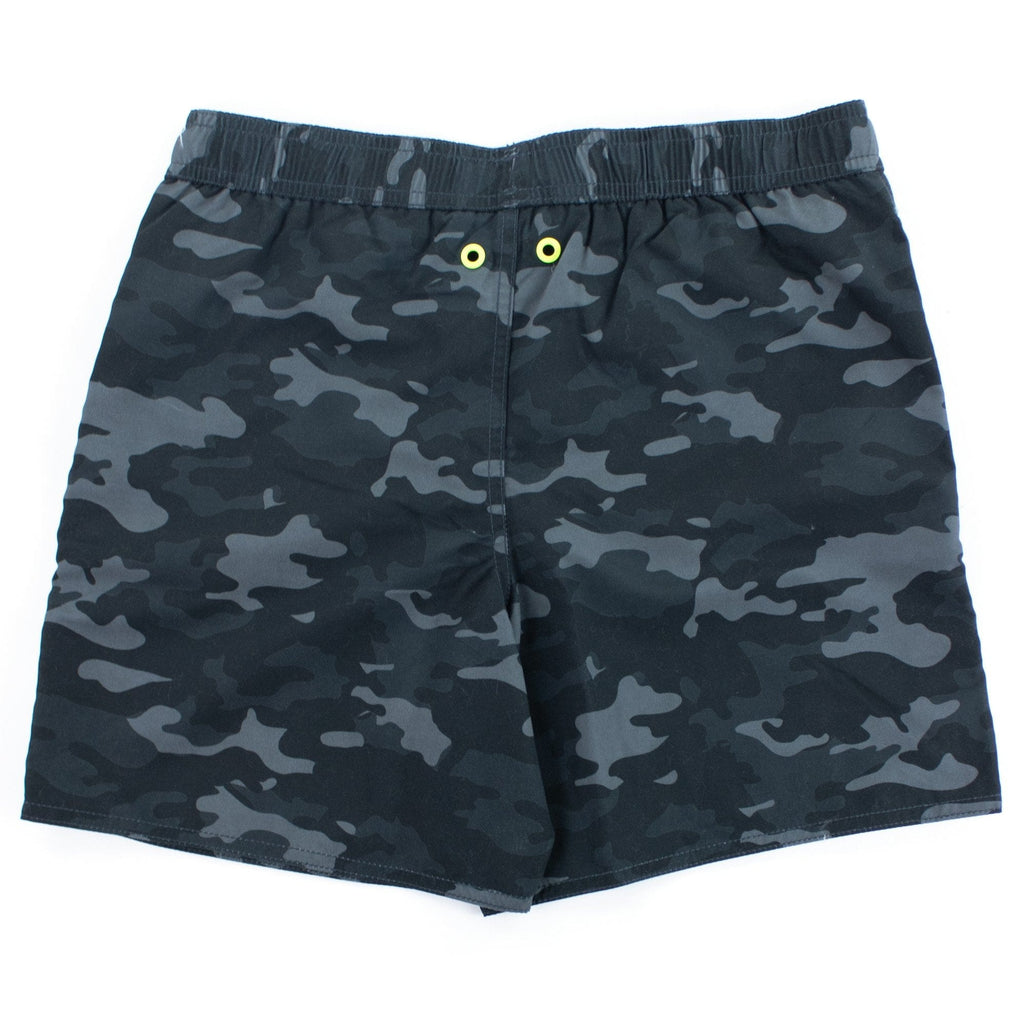 Ea7 Junior Camouflage Print Swimming Shorts Black