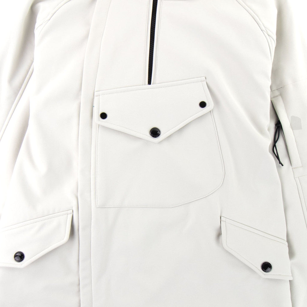 Cp Company Multi Pocket Soft Shell Jacket White