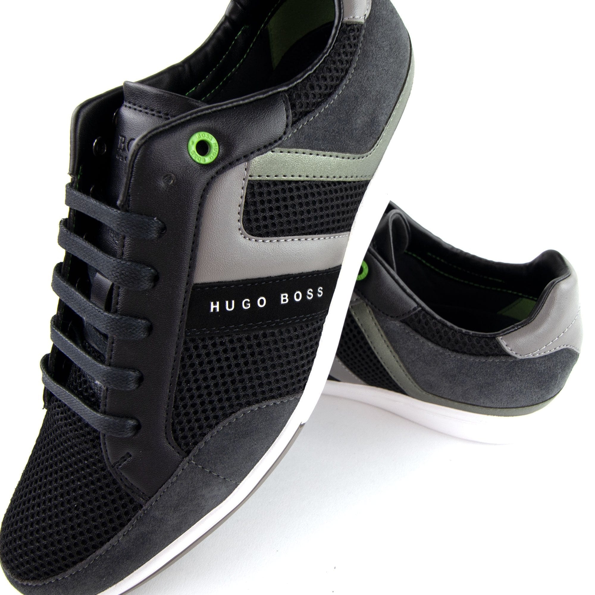 Hugo Boss Eldorado Reflect Trainers Dark Grey