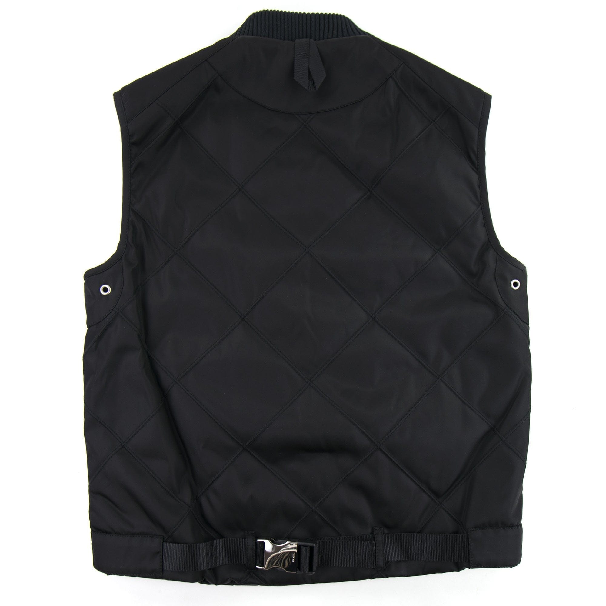 Prada Nylon Gabardine Vest Nero
