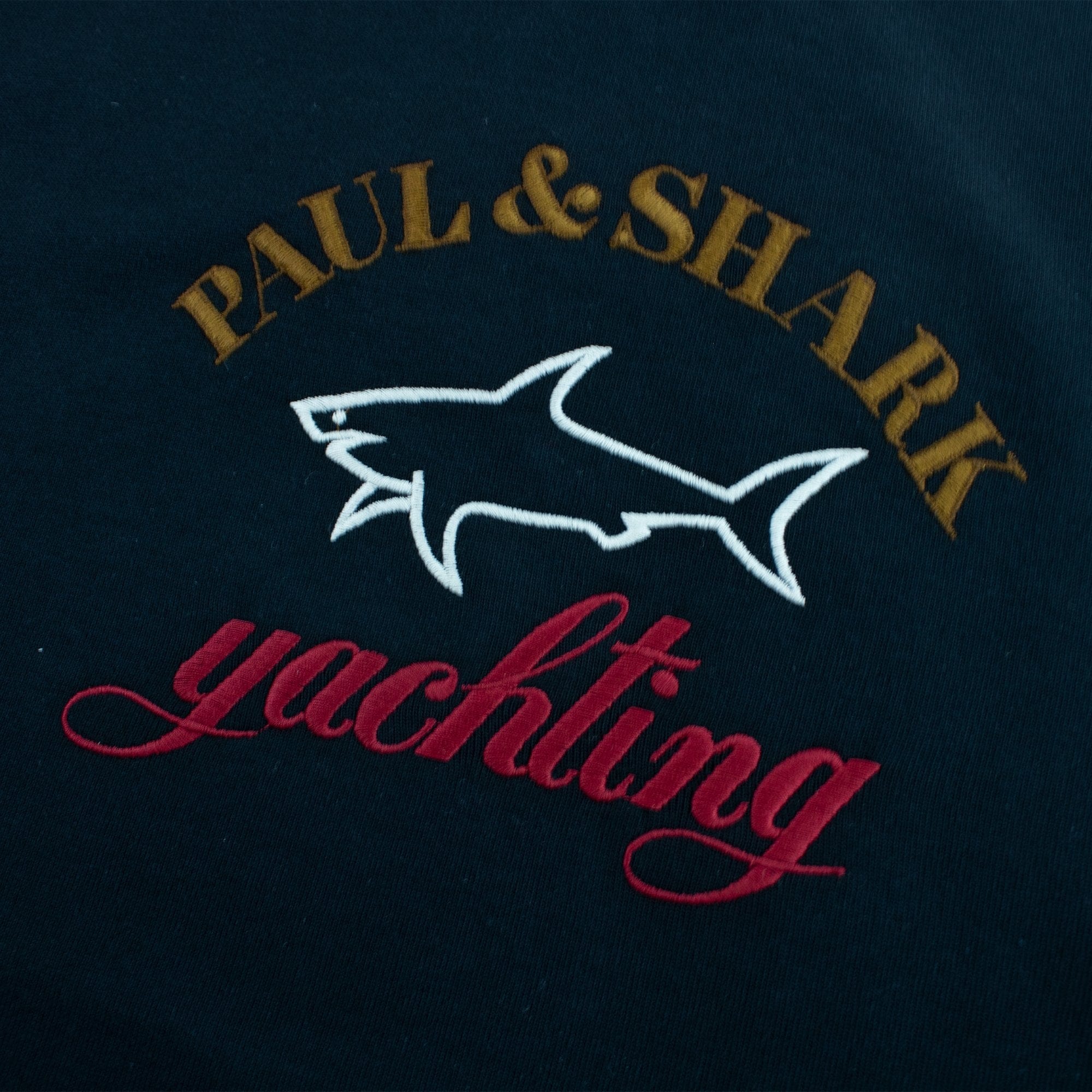 Paul And Shark Embroidered Logo Organic Cotton Sweatshirt Black