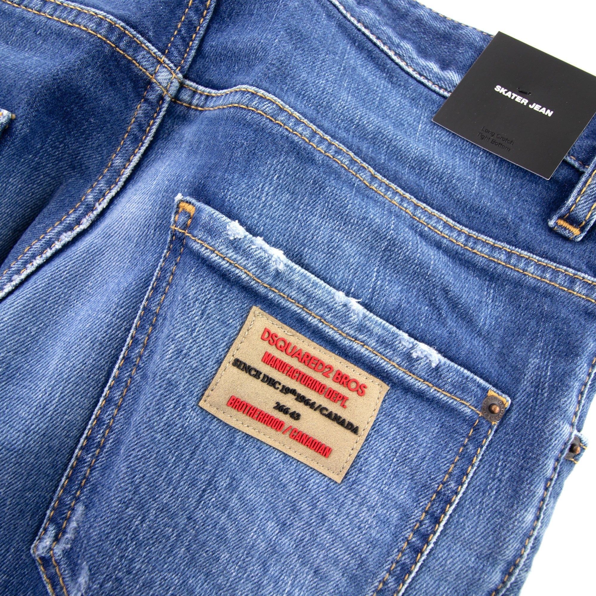 Dsquared2 Patch Logos Skater Jeans Denim 470