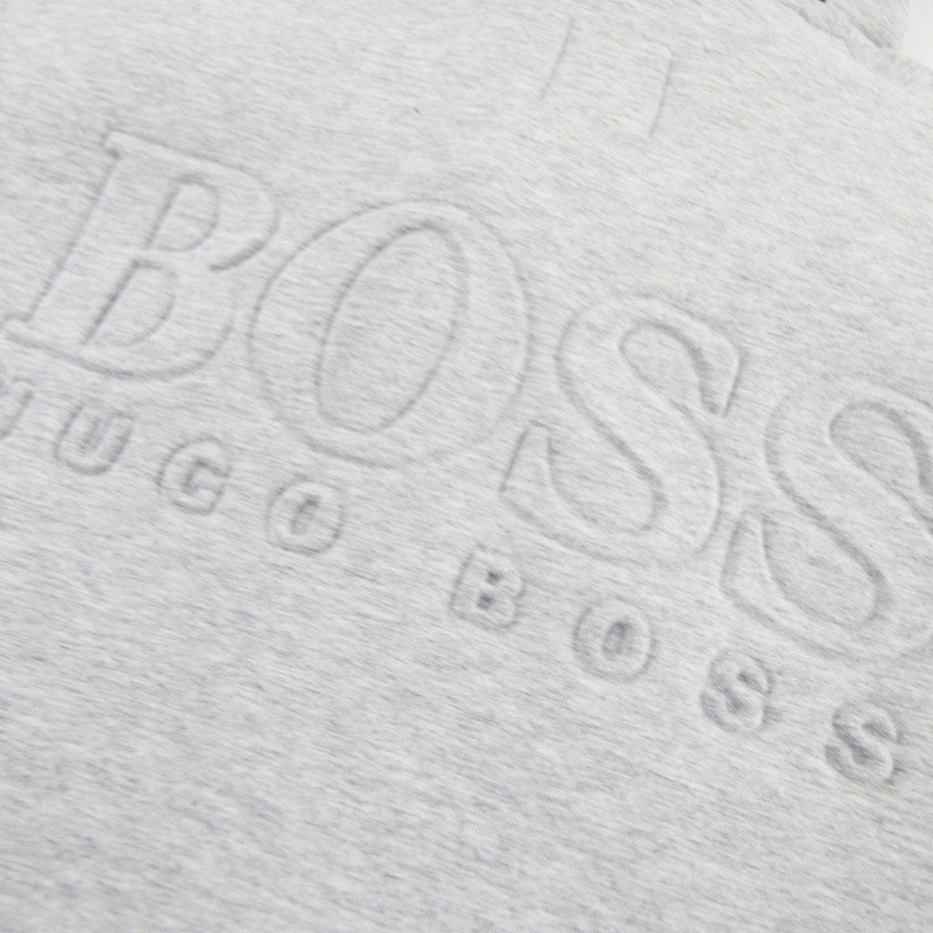 Hugo Boss Kids Small Logo Hooded Sweatshirt Grey Marl