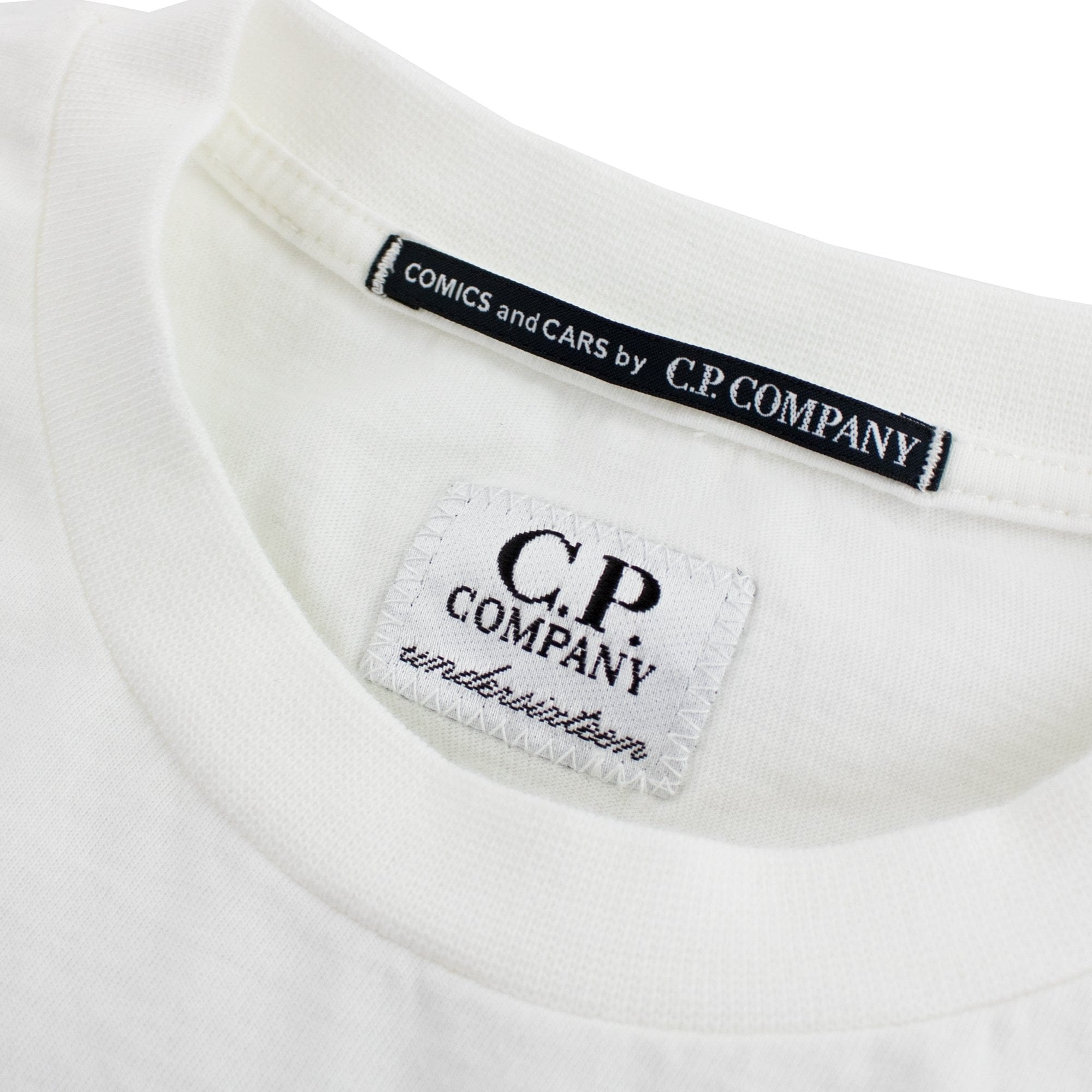 Cp Company Undersixteen Comics And Cars Logo T-shirt White 103