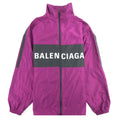 Balenciaga Nylon Logo Tracksuit Jacket Purple