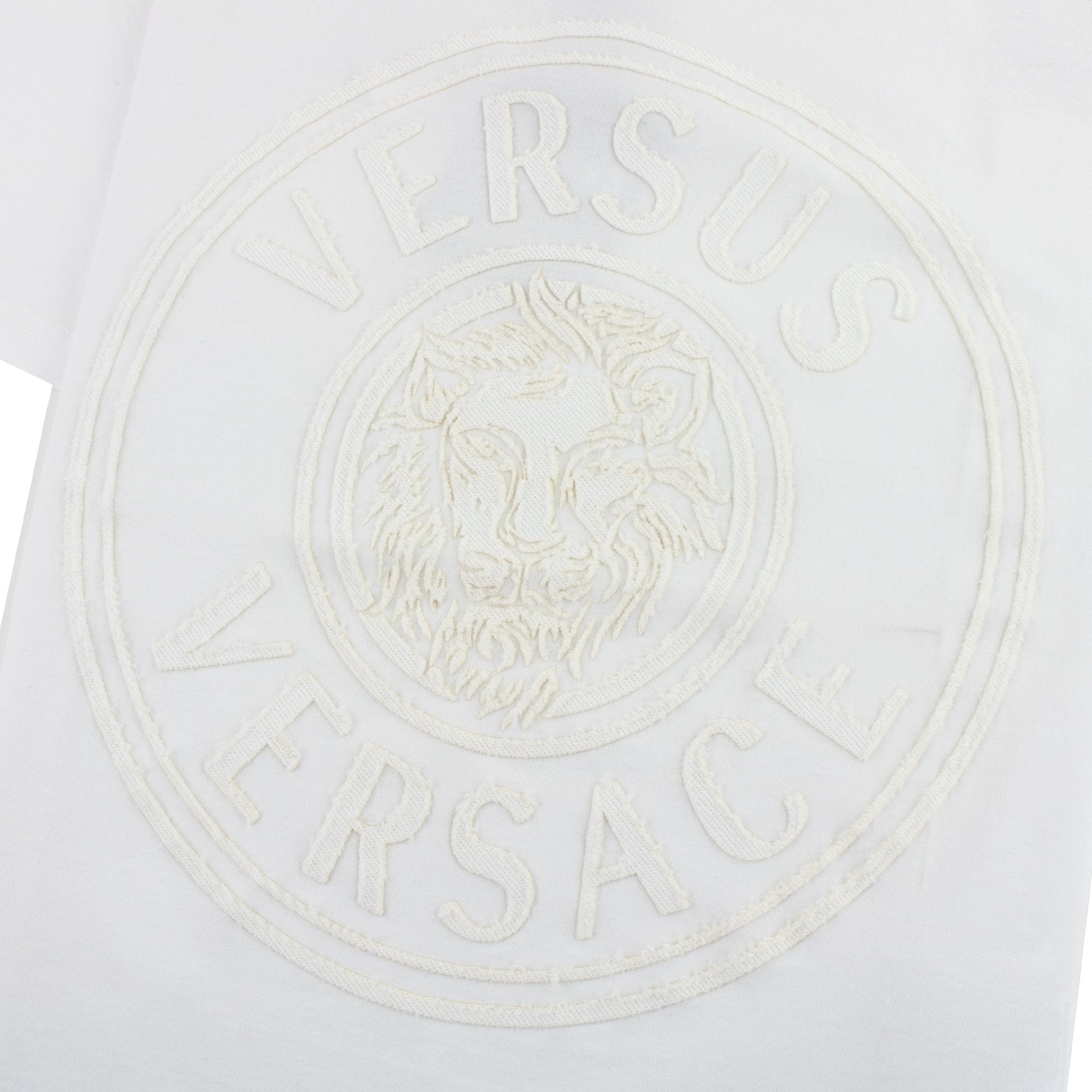 Versace Versus Slim Fit Lion T-shirt White